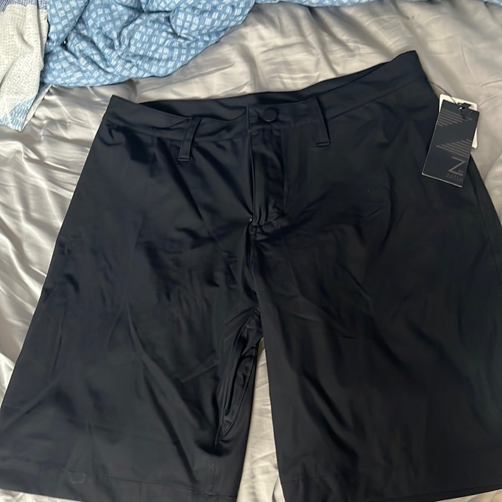 Mens Zella black shorts